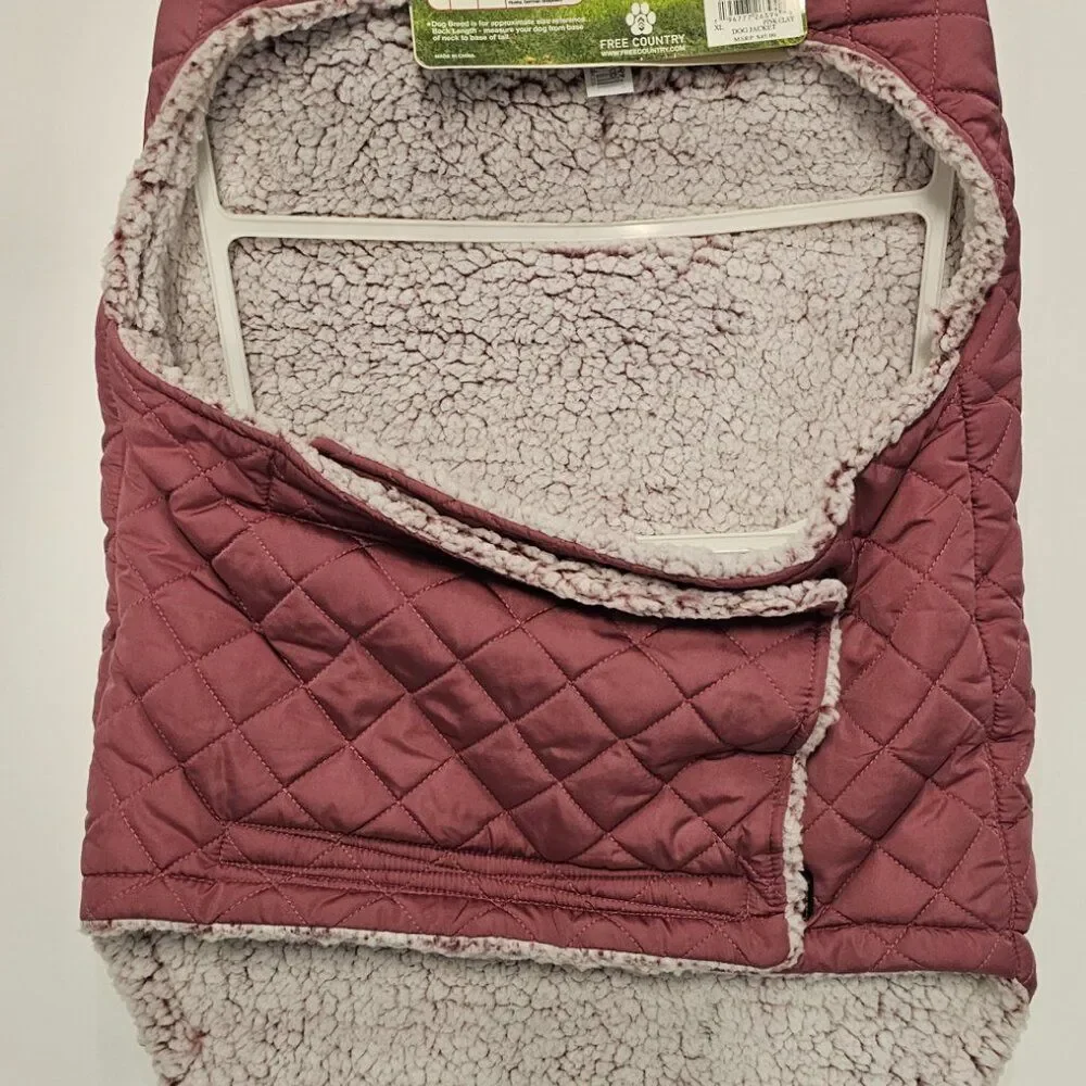 NWT Quilted Dog Coat XL